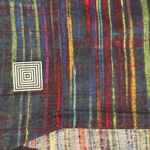 LuLaRoe Multicolor Striped Fabric